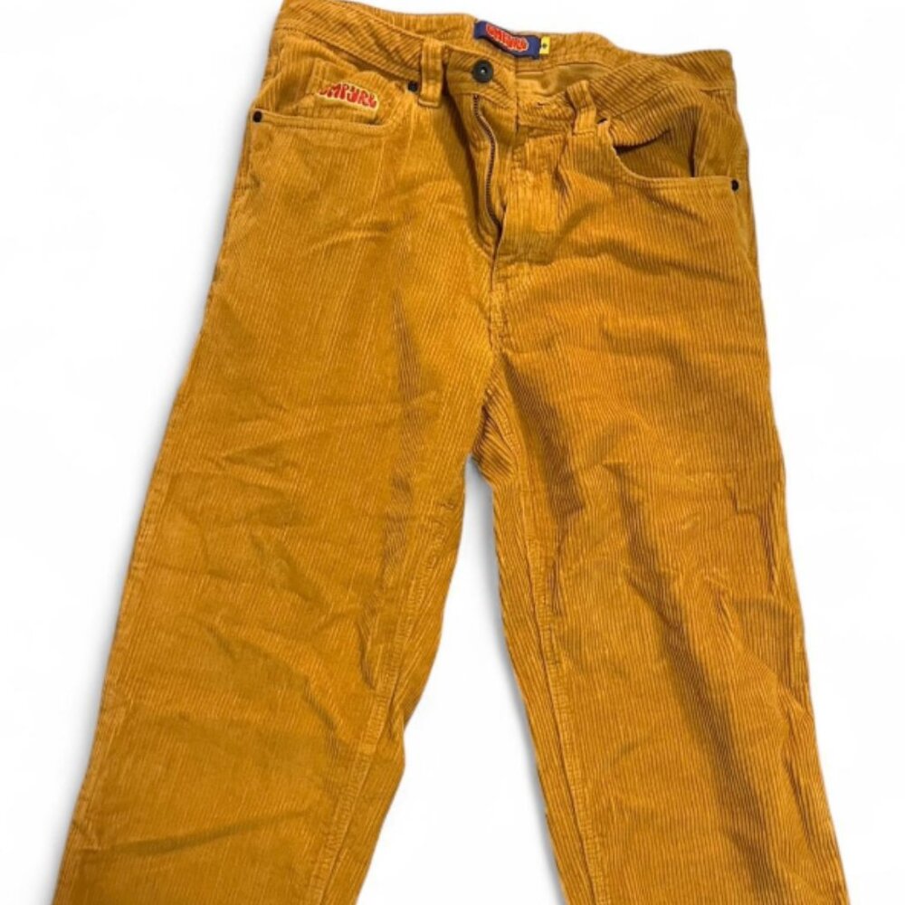 Mustard Yellow Empyre Mens Corduroys W30